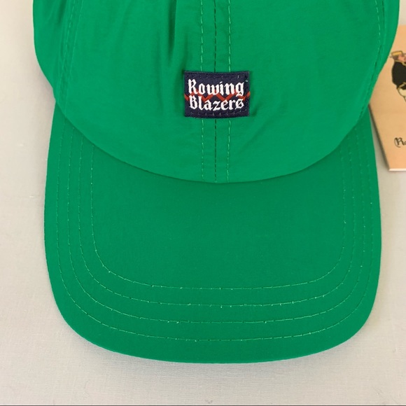 Rowing Blazers Other - Rowing Blazers ‘90’s Style Nylon Baseball Cap Green